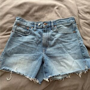 Madewell Blue Jeans with Distressed Look